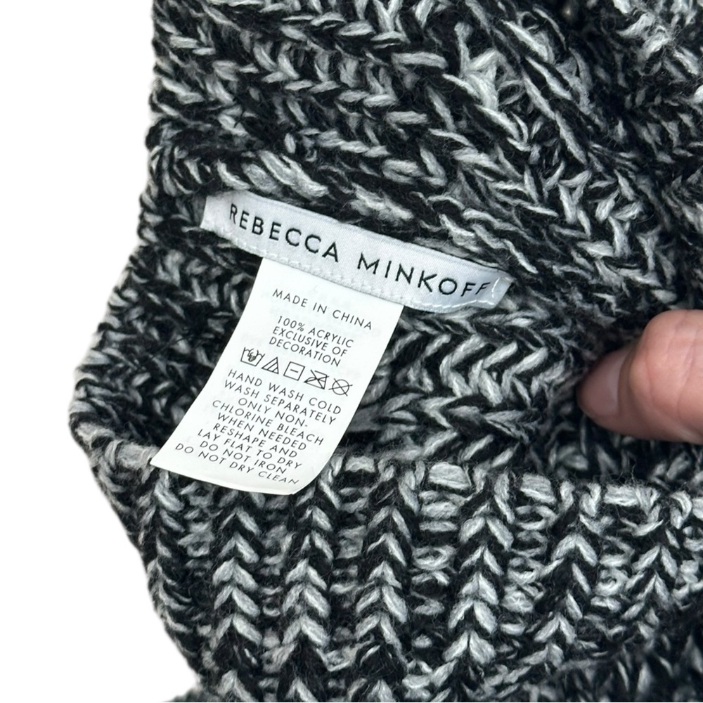 Rebecca Minkoff Marled Knit Beanie & Hand Warmers Set NWT - Picture 7 of 7